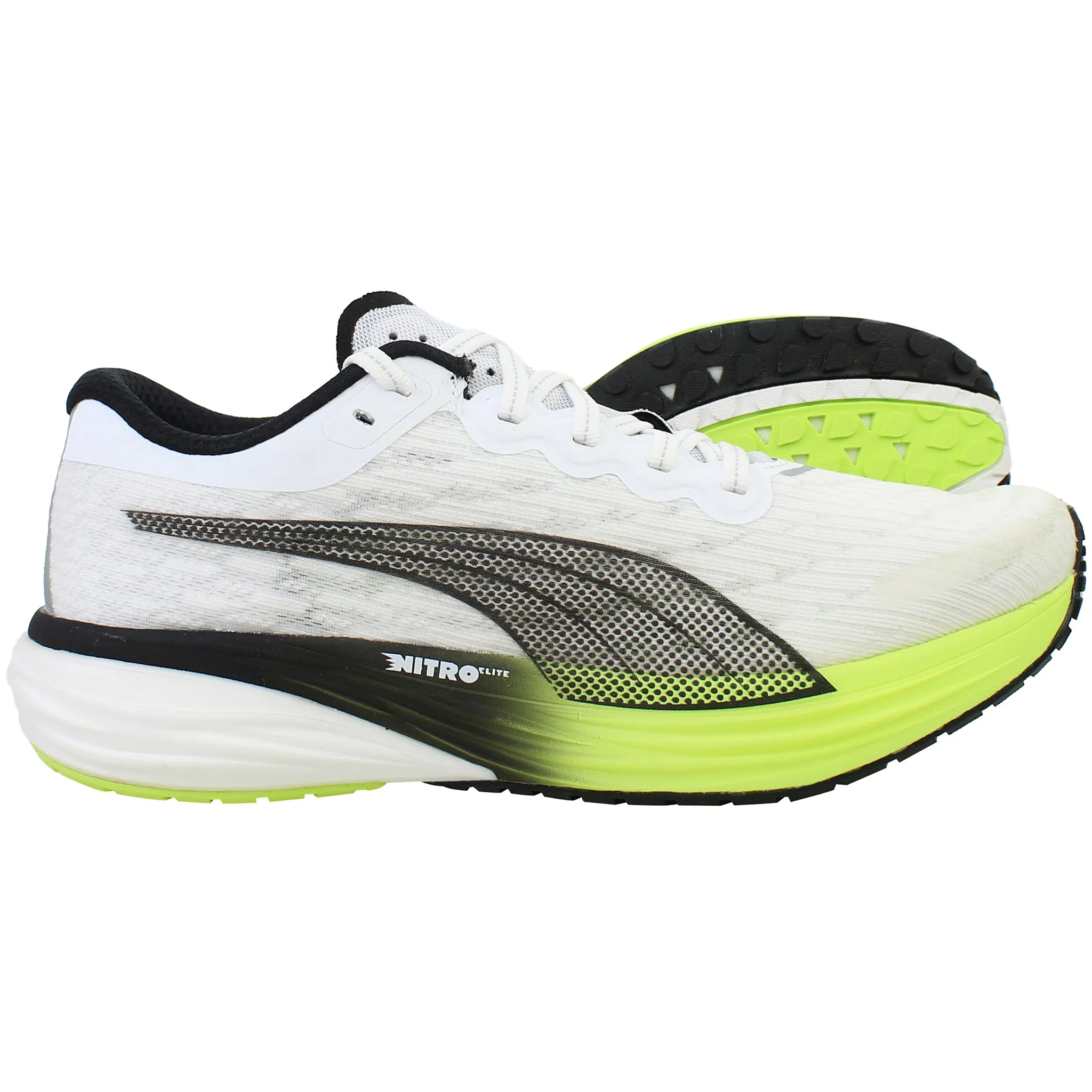 Puma Ferrari Shoes Without Laces Puma Deviate Nitro 2 Womens White Running Shoes