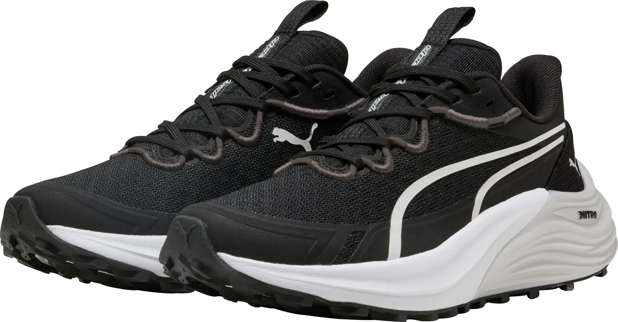 Asics Running Shoes Wide Width Puma Electrify Nitro 4 Womens Trail Running Shoes - Black