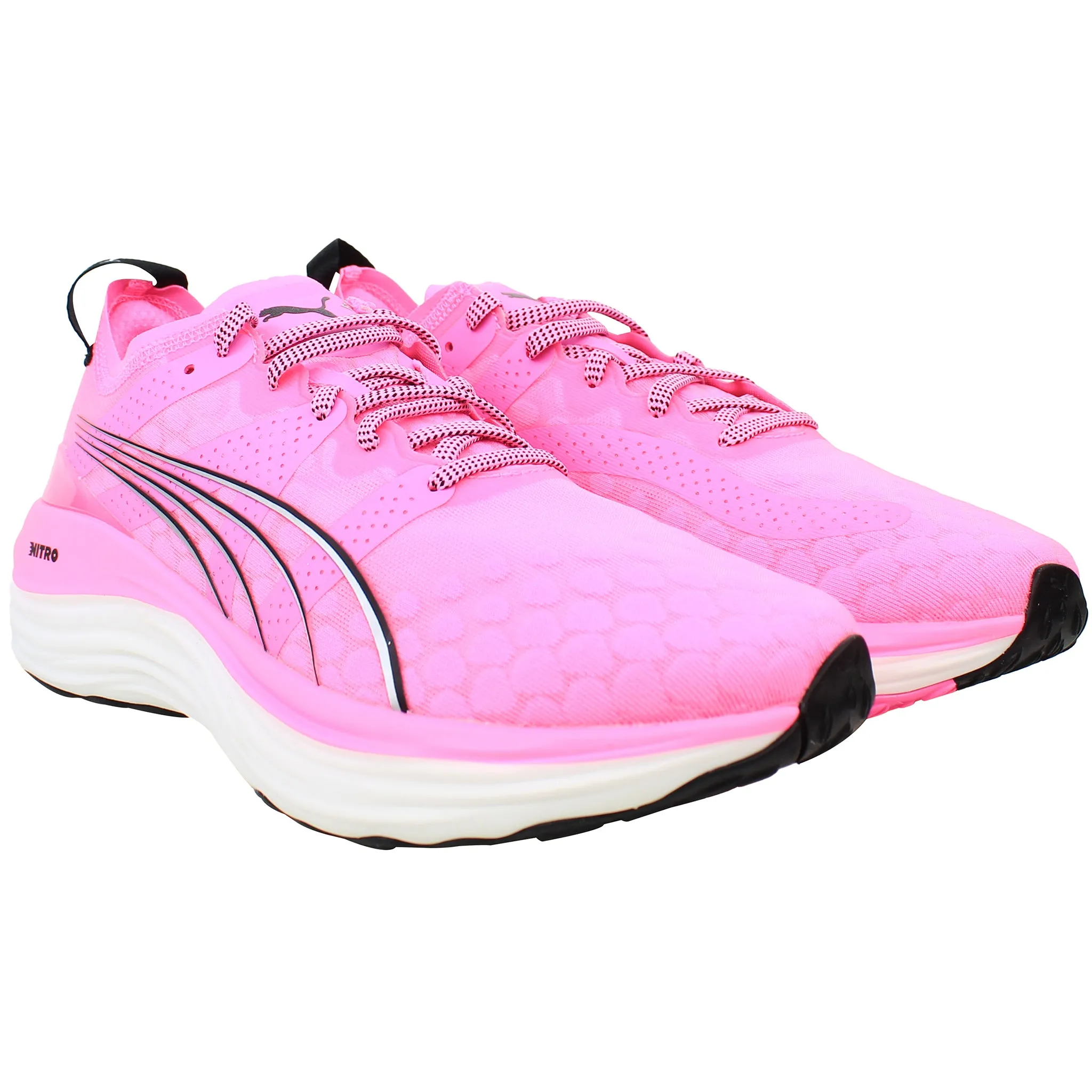 Asics Gel Series Shoes Puma ForeverRun Nitro Womens Pink Running Shoes
