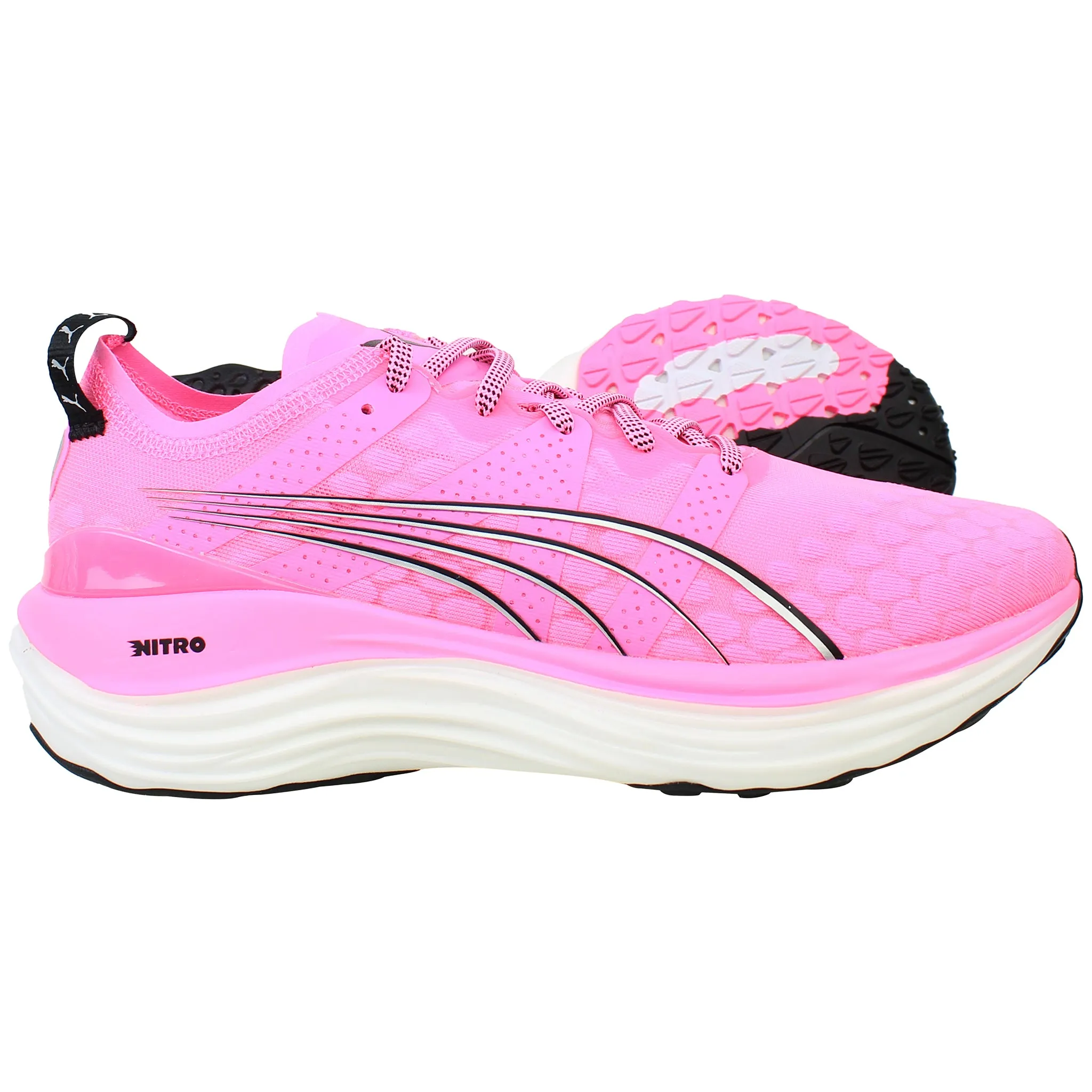 Asics Fuji Trail Shoes Puma ForeverRun Nitro Womens Pink Running Shoes