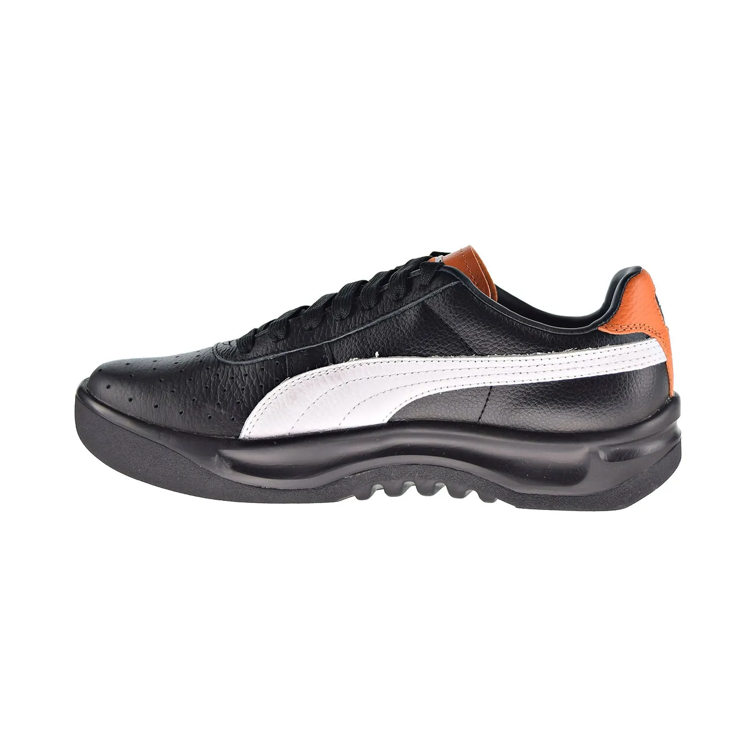 Asics Djokovic Tennis Shoes Puma GV Special   Men's Shoes Black-White-Jaffa Orange