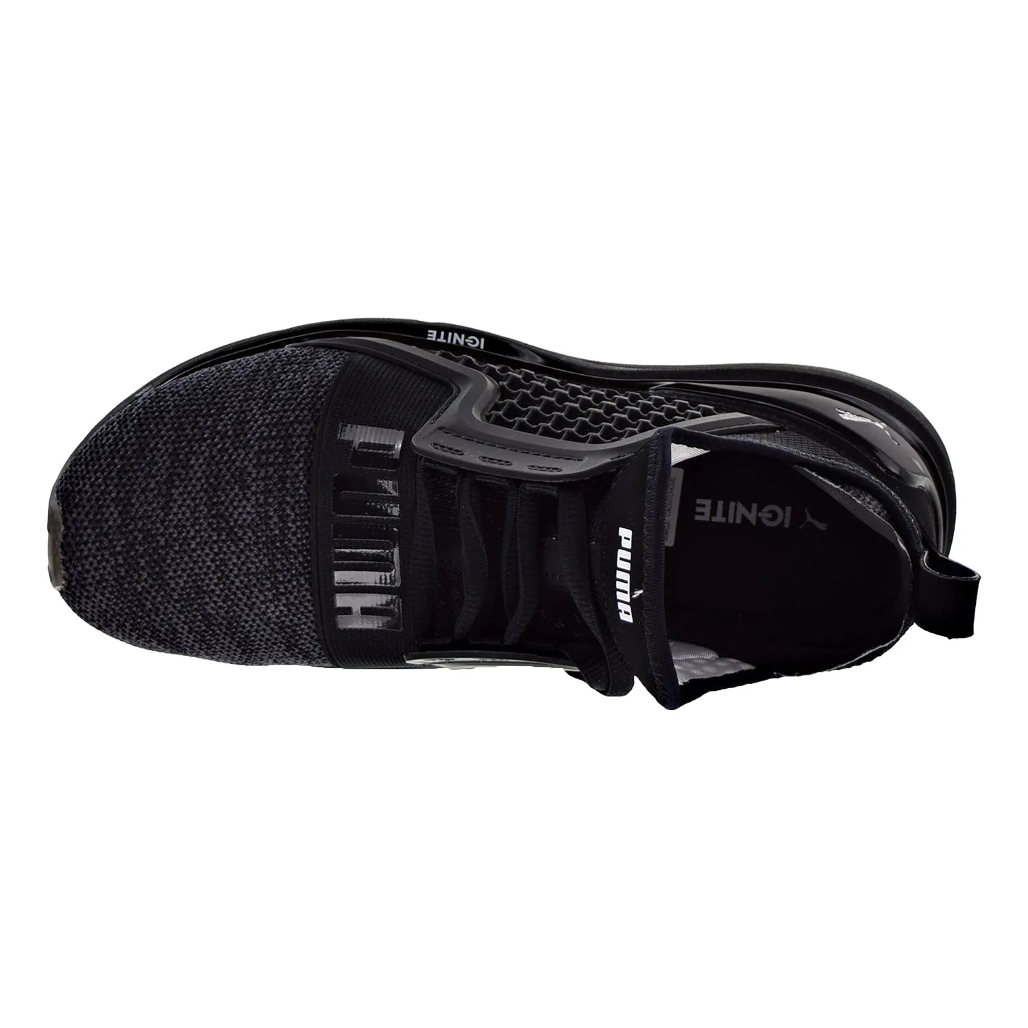 Puma Ignite Limitless Knit Jr Big Kids Shoes Puma Black/Puma Silver Asics Gt 1000 6 Running Shoe