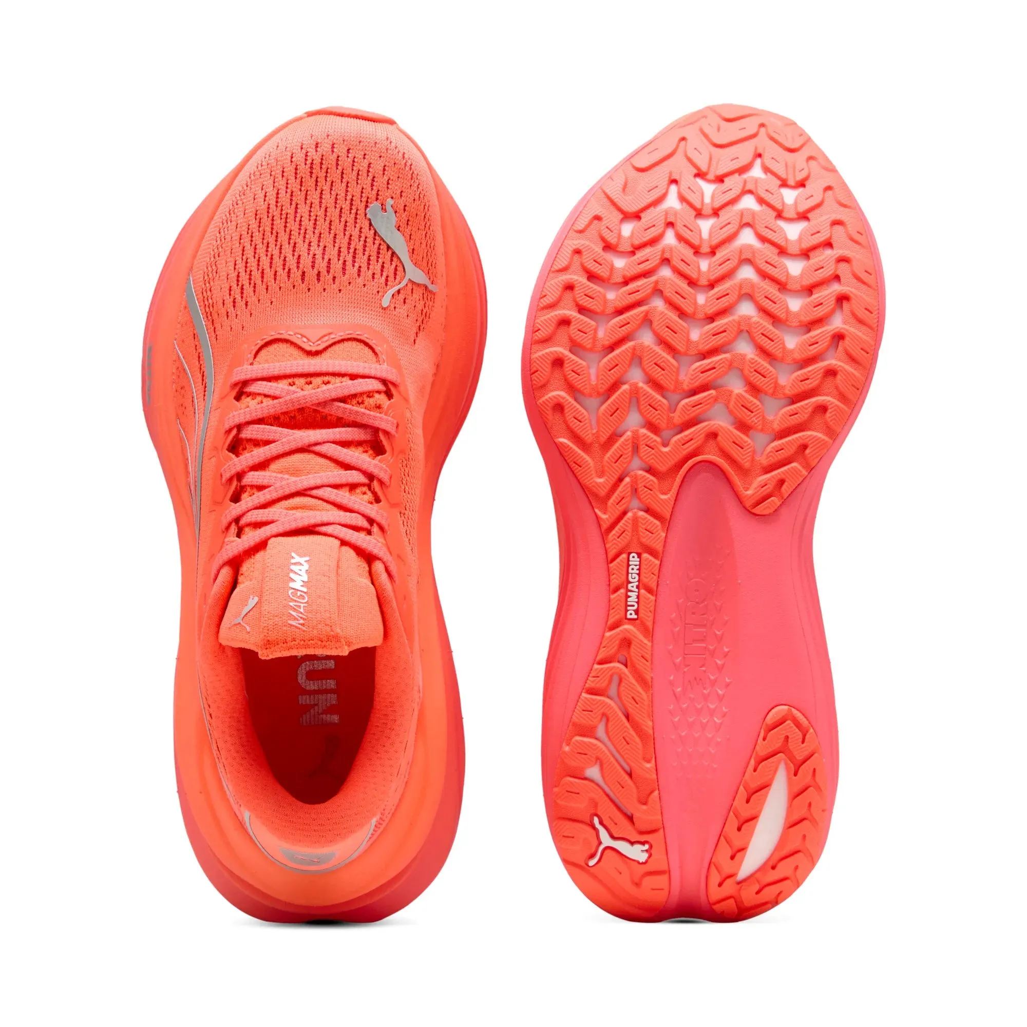 Asics 2020 Running Shoes Puma MagMax NITRO Glowing Red- Puma Silver Women