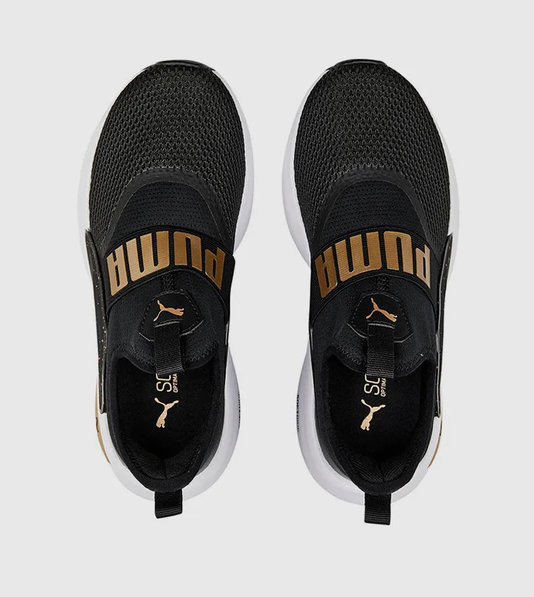 Asics Tiger Runner Shoes .PUMA MENS ENZO EVO SLIPON SPECKLE Black/Gold/White (378294 02) - KL - R1L5