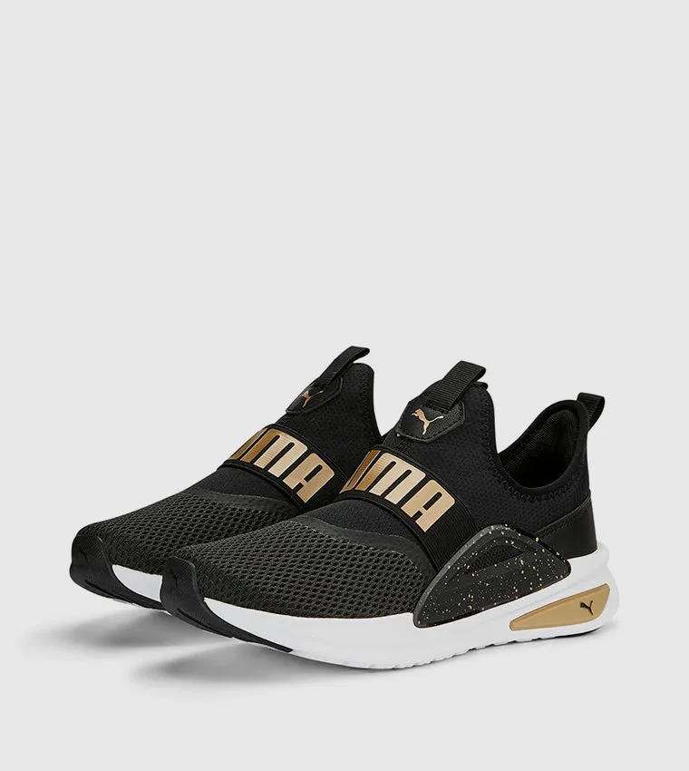 .PUMA MENS ENZO EVO SLIPON SPECKLE Black/Gold/White (378294 02) - KL - R1L5 Asics Everyday Shoes