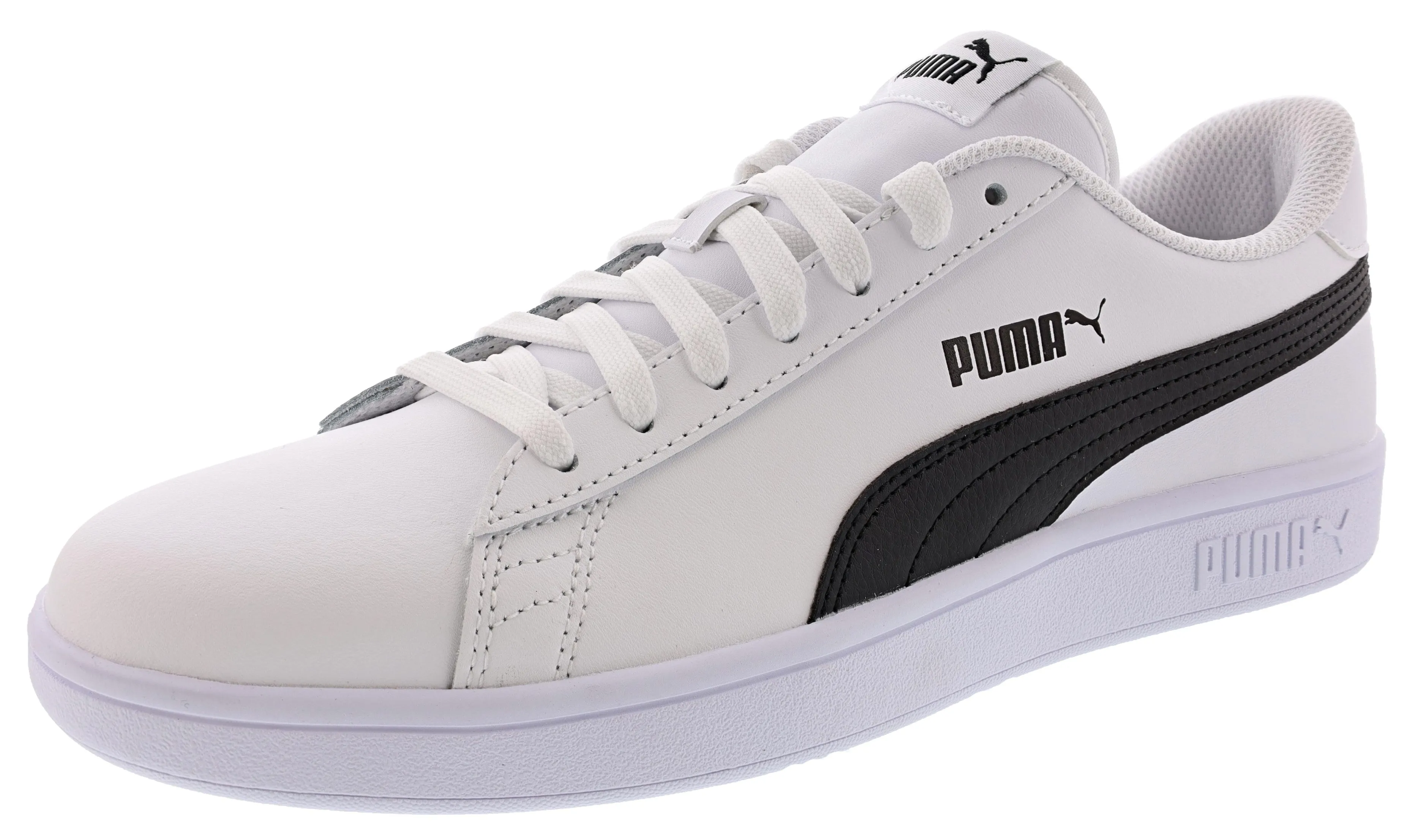 Puma Men's Smash v2 Classic Leather Shoes Asics Steel Toe Shoes