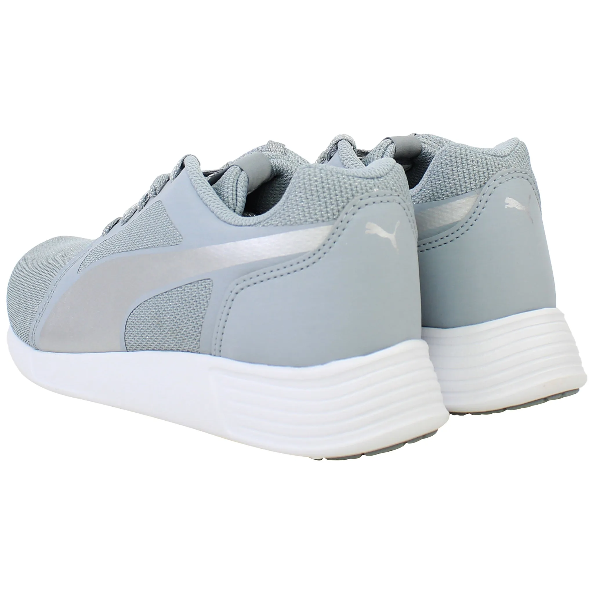 Asic Tennis Shoe Puma ST Evo Gleam Sparkly Womens Grey Running Shoes