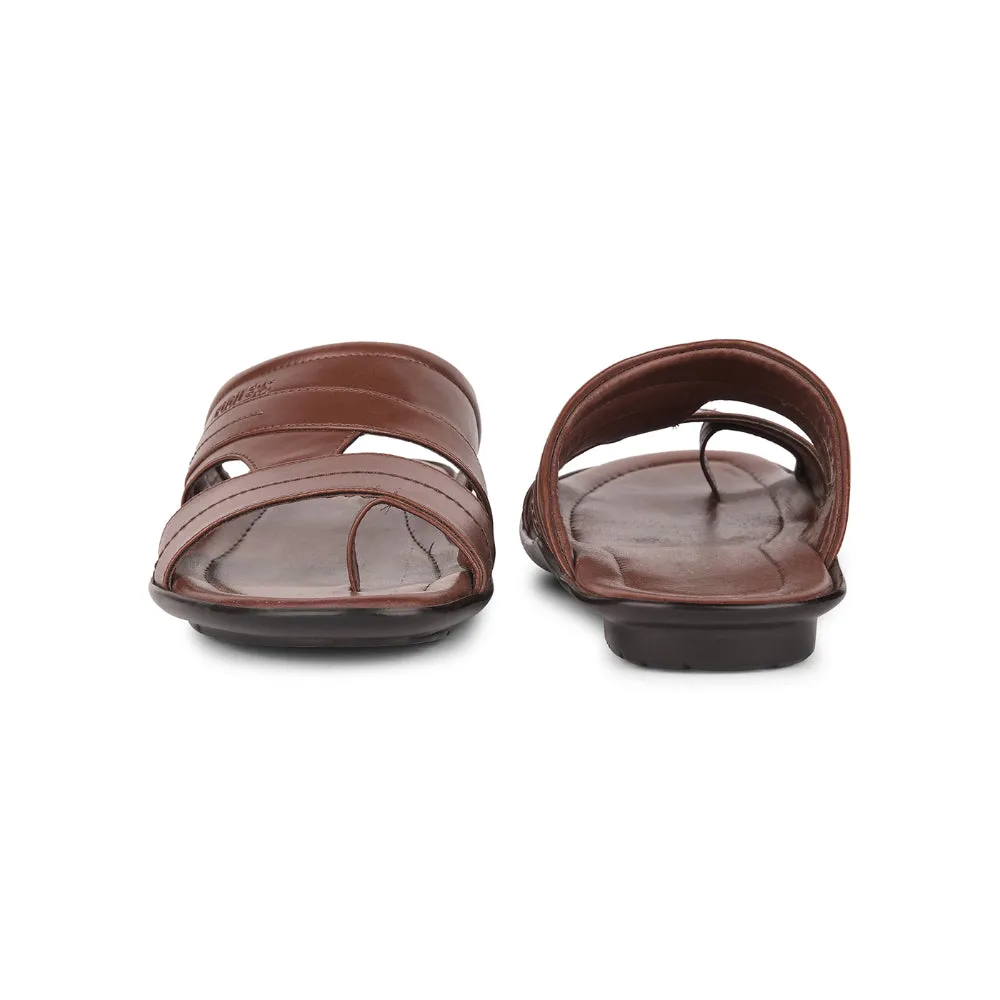 Coolers Casual Tan Toe Ring Slippers For Men COOL99-92 By Liberty Orthofeet Slippers Reviews