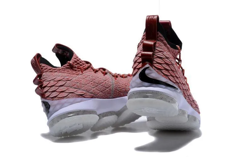 Asics Platform Tennis Shoes Nike Lebron XV 15 Wine Pink Men Shoes Sale Size US7,8,8.5,9,10,11,12