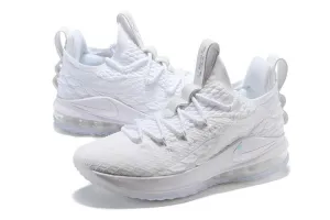 Nike Lebron XV 15 Low EP All White Men Shoes Sale Size US 7-12 Asics Winter Shoes