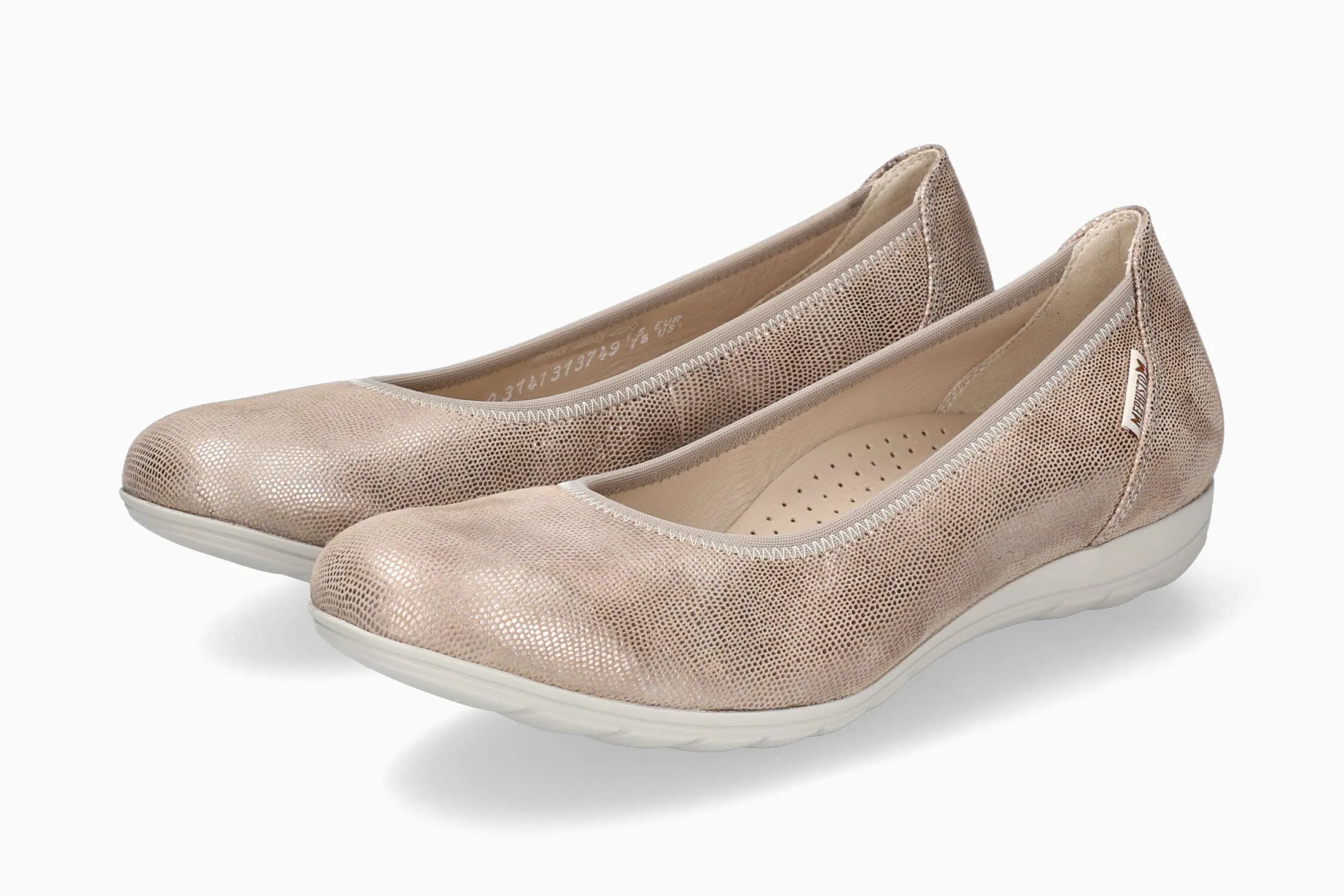 Emilie - Lt Taupe Artesia Soft 7 Laser Cut Slip On
