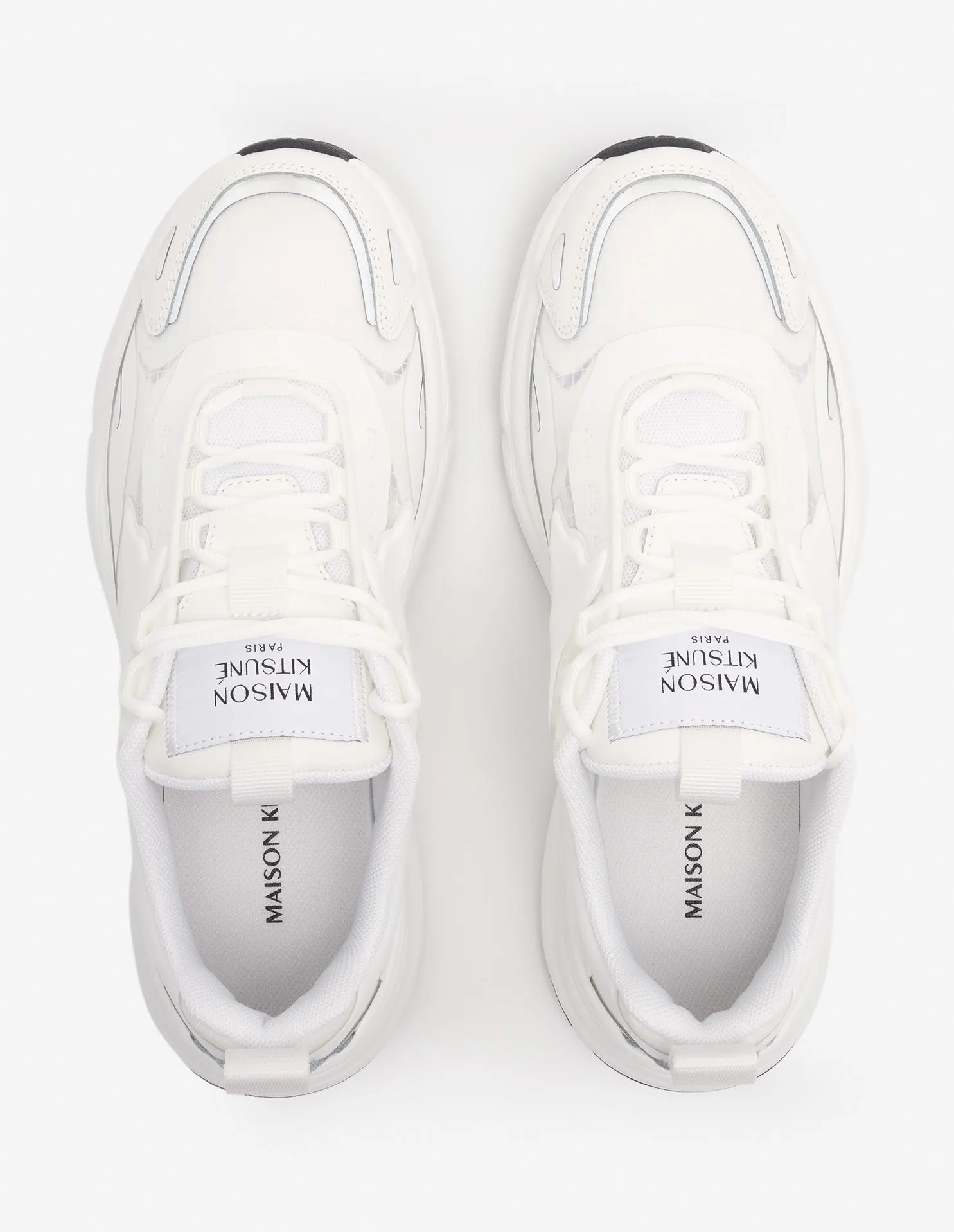 "SORA" RUNNERS WHITE Holographic Sneakers