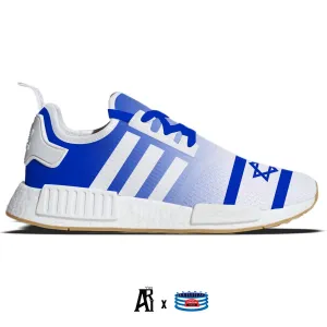Custom Design Adidas Shoes "Israel" Adidas NMD R1 Casual Shoes by Stadium Custom Kicks