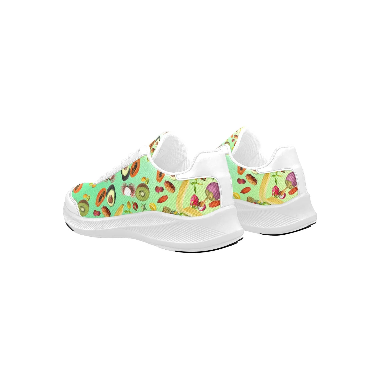 "Tropical Fruit" Women's Mudguard Running Shoes Lacing Your Running Shoes