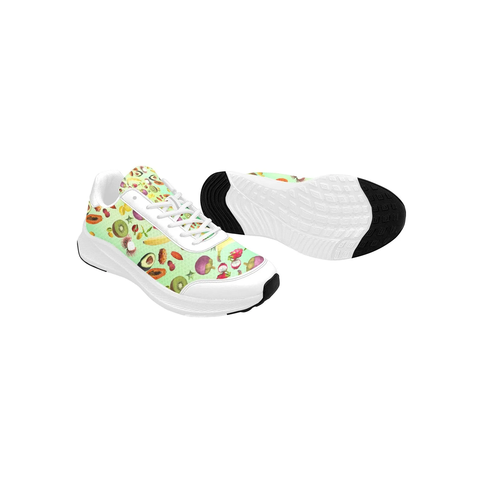"Tropical Fruit" Women's Mudguard Running Shoes Best Shoes To Run On Treadmill