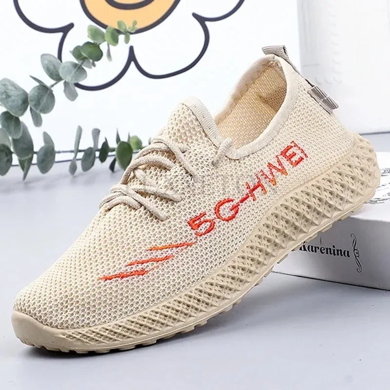 Comfortable Breathable Mesh Walking Shoes for Women Jm Sneakers