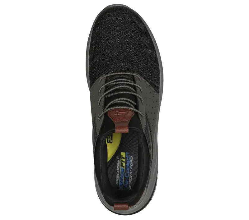 Palermo Sneakers Skechers Men Delson 3.0 - Cicada  #:210238 BKGY