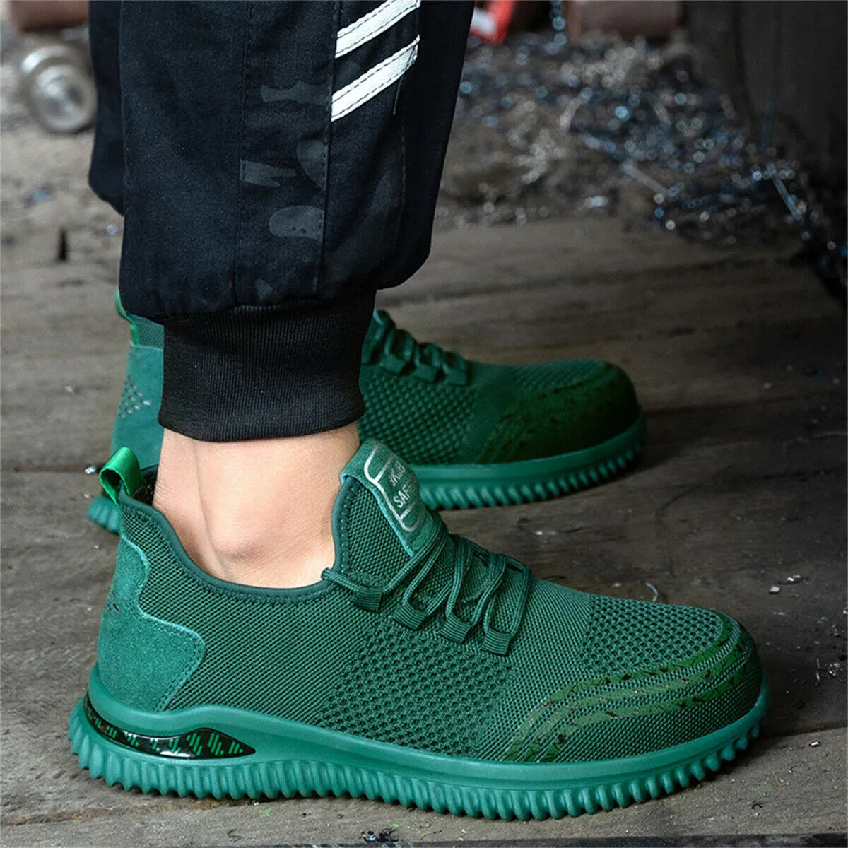 Composite Steel Toe Shoe Men Indestructible Safety Sneaker Comfortable Work Shoes Best Waterproof Work Boots For Concrete