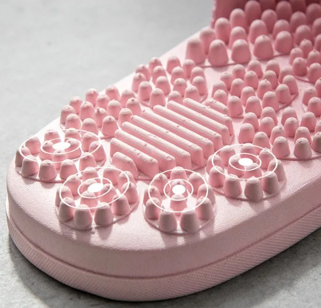 Reflexology Foot Massage Slippers Bath Slippers Tension Relief Acupuncture Feet Massager Household Slipper Foot Health Care Slippers Washable