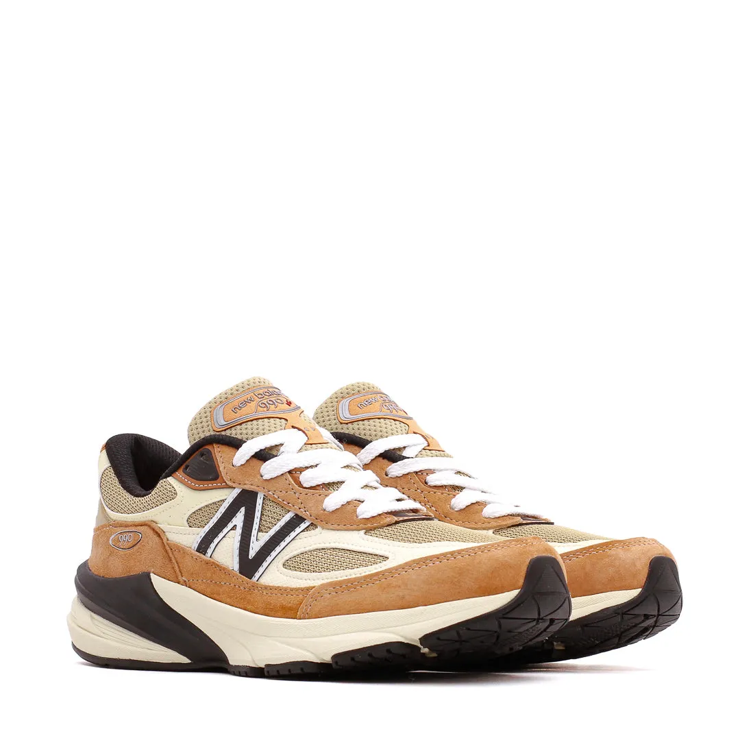 New Balance Unisex 990v6 Sepia Orange Incense Made In USA U990TO6 Grey And White New Balances