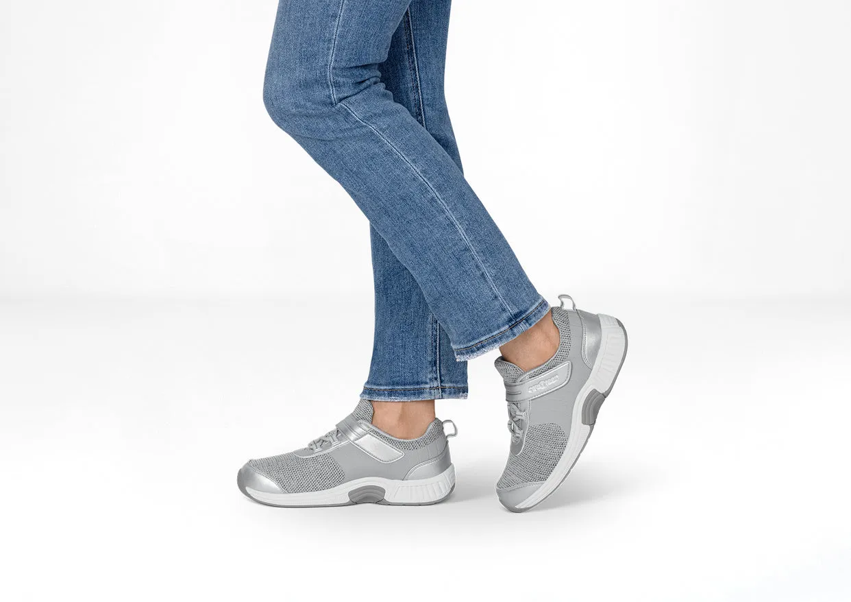 Cool Cat Slides ORTHOFEET Women Joelle Stretch Knit - Gray