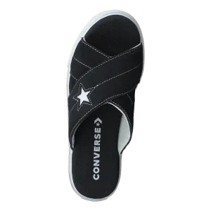 One Star Sandal Black/black/white Trekking Flip Flops