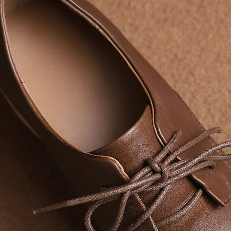 Mid Heel Cap Toe Derby Shoes For Women Block Heels Normal Fit in Apricot/Brown/Black Florsheim Corbetta Cap Toe Oxford