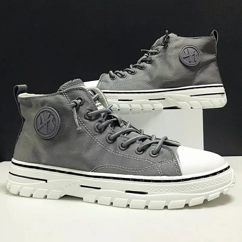 Fenty Sneakers Men's High Top Designer Canvas Shoes C33