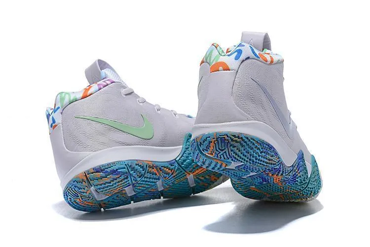 Nike Kyrie 4 White Men Basketball Shoes !!! CYBER MONDAY SALE !!! Asics Water Resistant Shoes