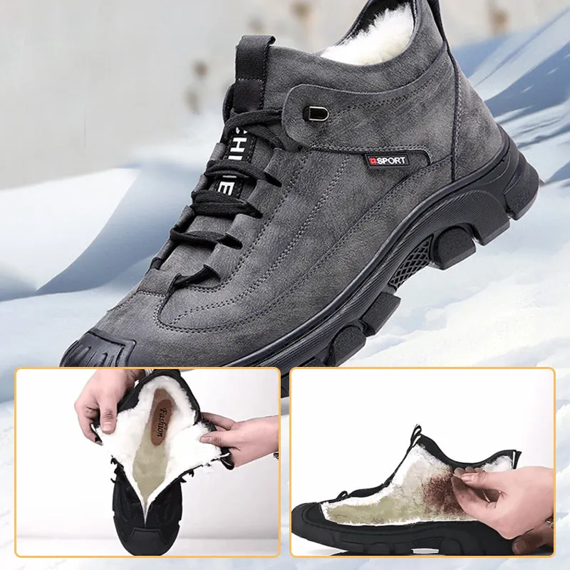[Winter Gift] Men's Faux Wool Lining Leather Sneaker New Balance 327 Sneakers