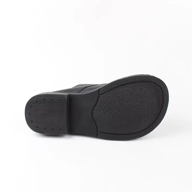 Oxfords Shoes Vs Brogues Retro Lace Up Leather Shoes Round Toe Shearling Lined Oxford Shoes Black