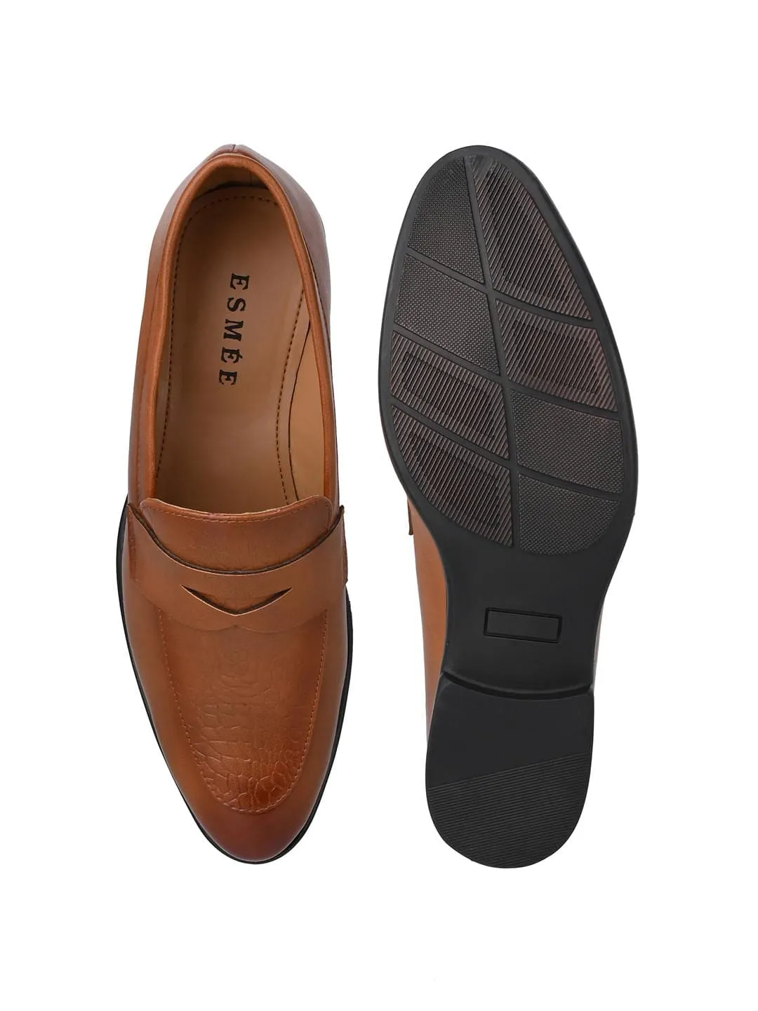 Puma Slip On Shoes Esmee Tan Men Formal Slip Ons