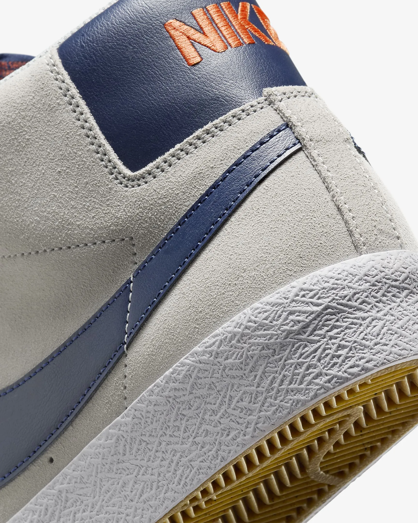 Swiatek Asics Shoes Nike SB Zoom Blazer Mid Skate Shoes - Wolf Grey/Cosmic Clay/White/Midnight Navy