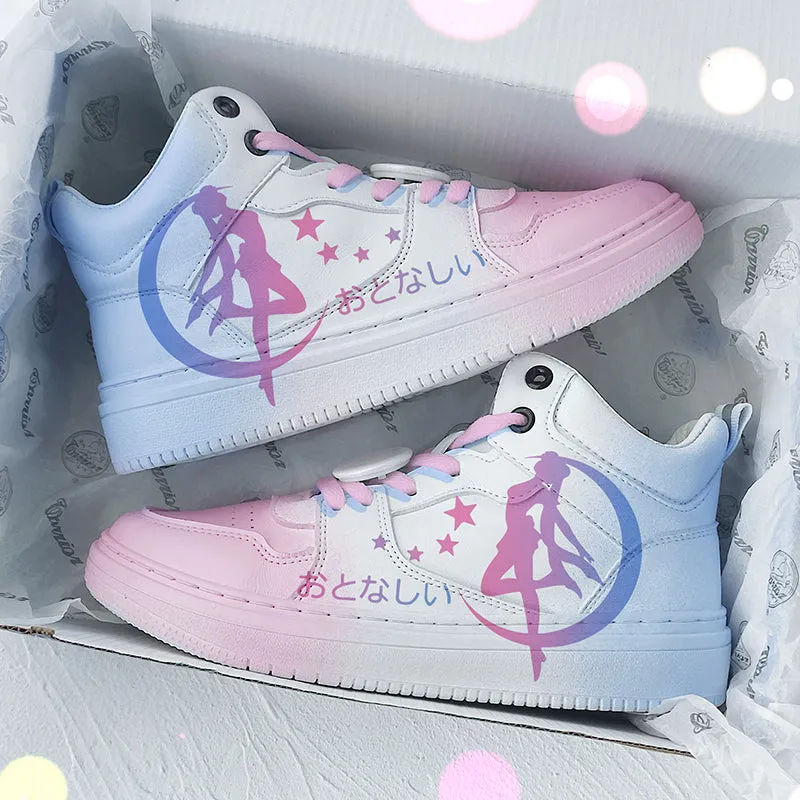 Slip Sneakers Sailor Moon Aesthetic Sneakers