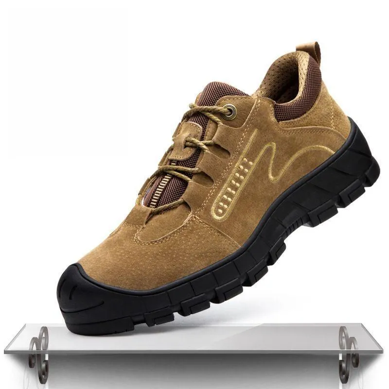 Soft Toe Work Boots Waterproof Men Safety Shoes Anti-Smash Industrial Indestructible Shoes Male Work Sneakers Steel Toe Work Shoes