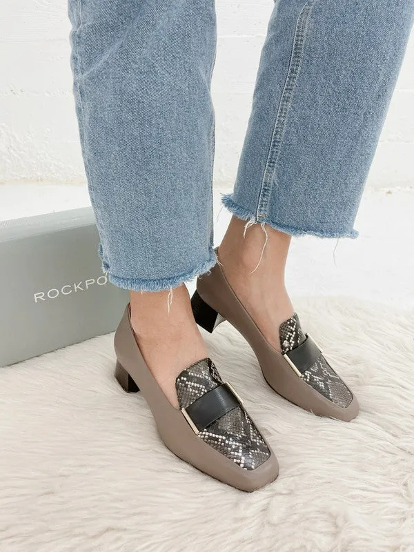 Rockport Women's Total Motion Esma Loafer Heel Dover Taupe CI7269 Franco Sarto Cassandra Loafers