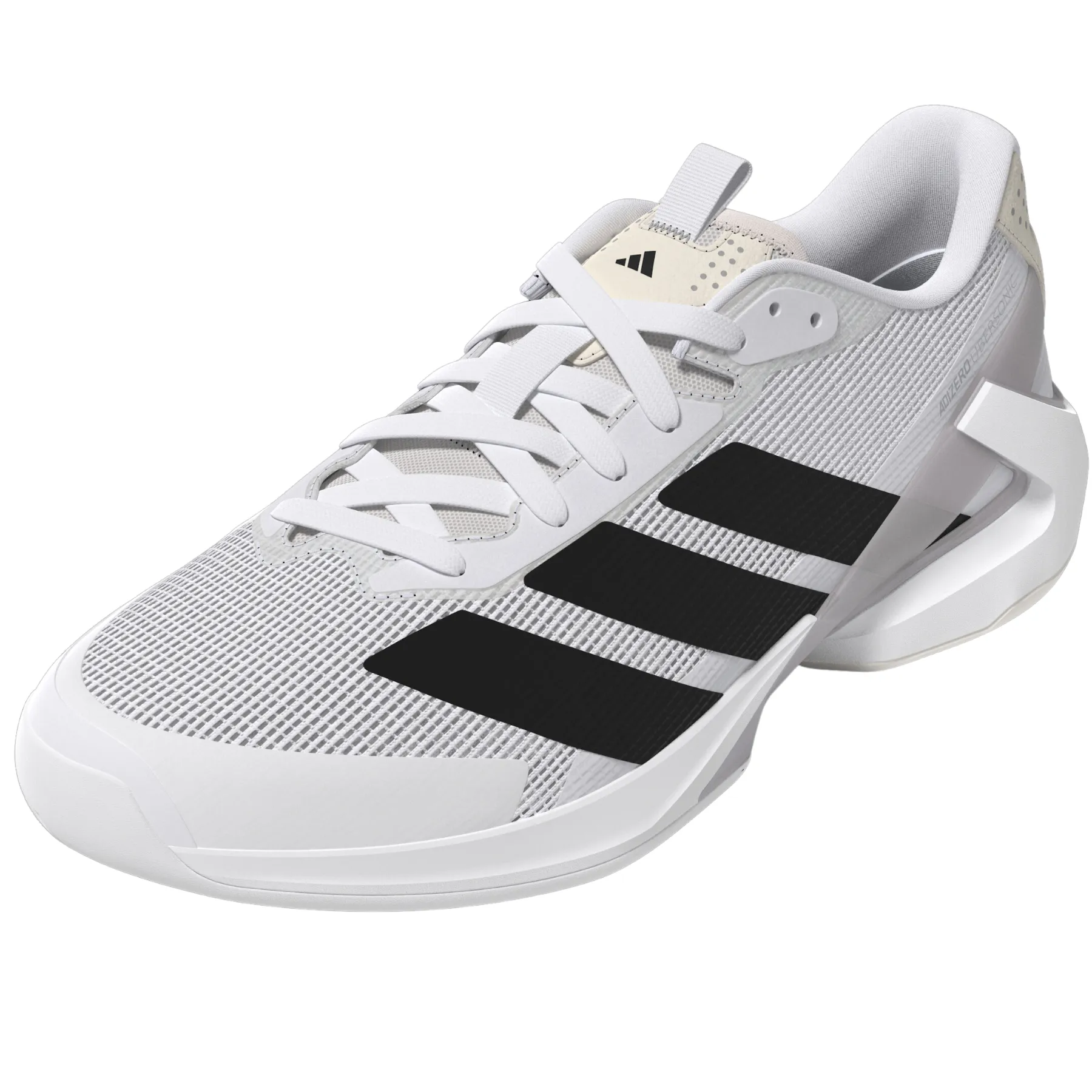 Adidas Adizero Ubersonic 5M Men Tennis Shoes - Cloud White / Core Black / Silver Metallic Adidas Stormtrooper Shoes
