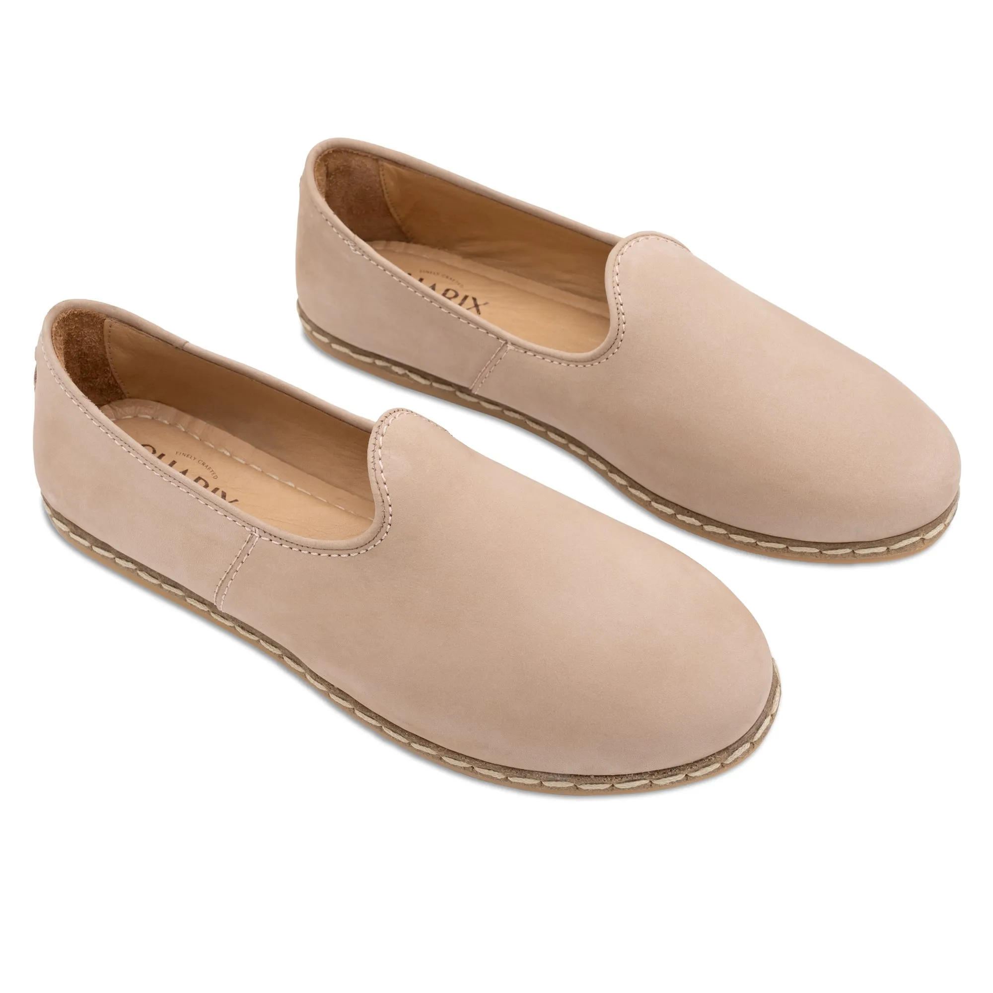 Safari Nubuck Slip Ons for Men Slip On Wide Fit