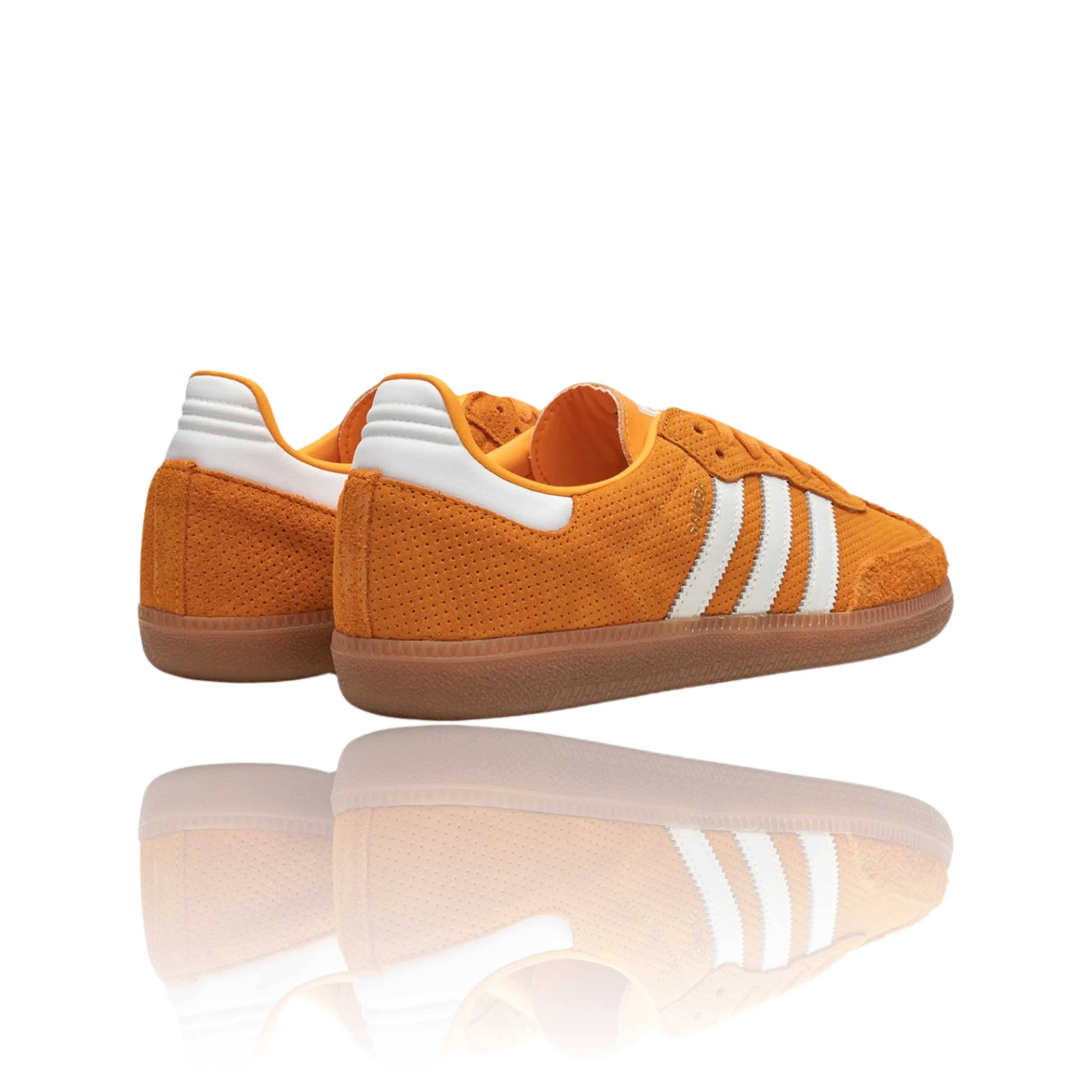 Adidas Samba OG Orange Rush Gum Adidas Nizza Platform Shoes