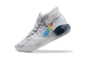 Nike Zoom KD 12 'White Grey Rainbow' Men Shoes Sneaker Sale Size US 7,8,8.5,9.5,10,11,12 Asics Leather Wrestling Shoes