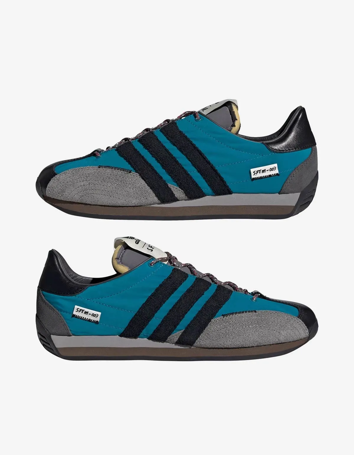 Adidas Samba Shoes Deals SFTM x Adidas SFTM-003 Blue Country OG Trainers