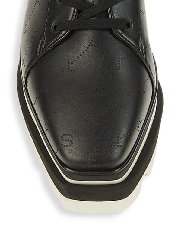 Life Aquatic Sneakers Stella McCartney Perforated Sneak-Elyse Wedge Sneakers