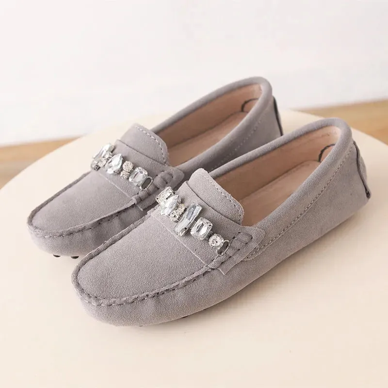 Union Loafers Cafe Shoes Woman Genuine Leather Women Flat Shoes Slip On Casual Loafers Soft Moccasins Women Shoes Flats