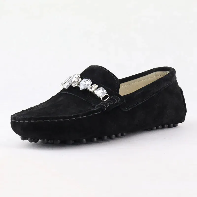 Shoes Woman Genuine Leather Women Flat Shoes Slip On Casual Loafers Soft Moccasins Women Shoes Flats Jessa Loafers