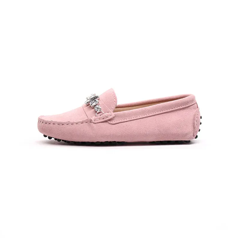 Shoes Woman Genuine Leather Women Flat Shoes Slip On Casual Loafers Soft Moccasins Women Shoes Flats Student Leather Loafers