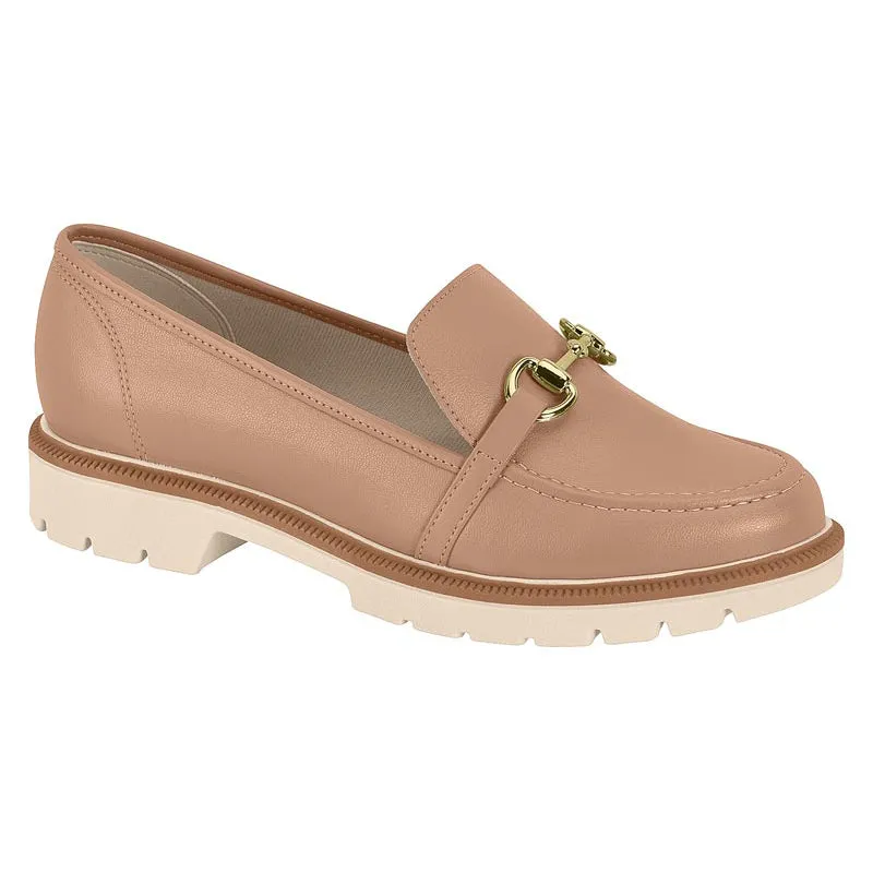 Loafers And Slacks Beira Rio 4283-204 Flat Loafer in Nude