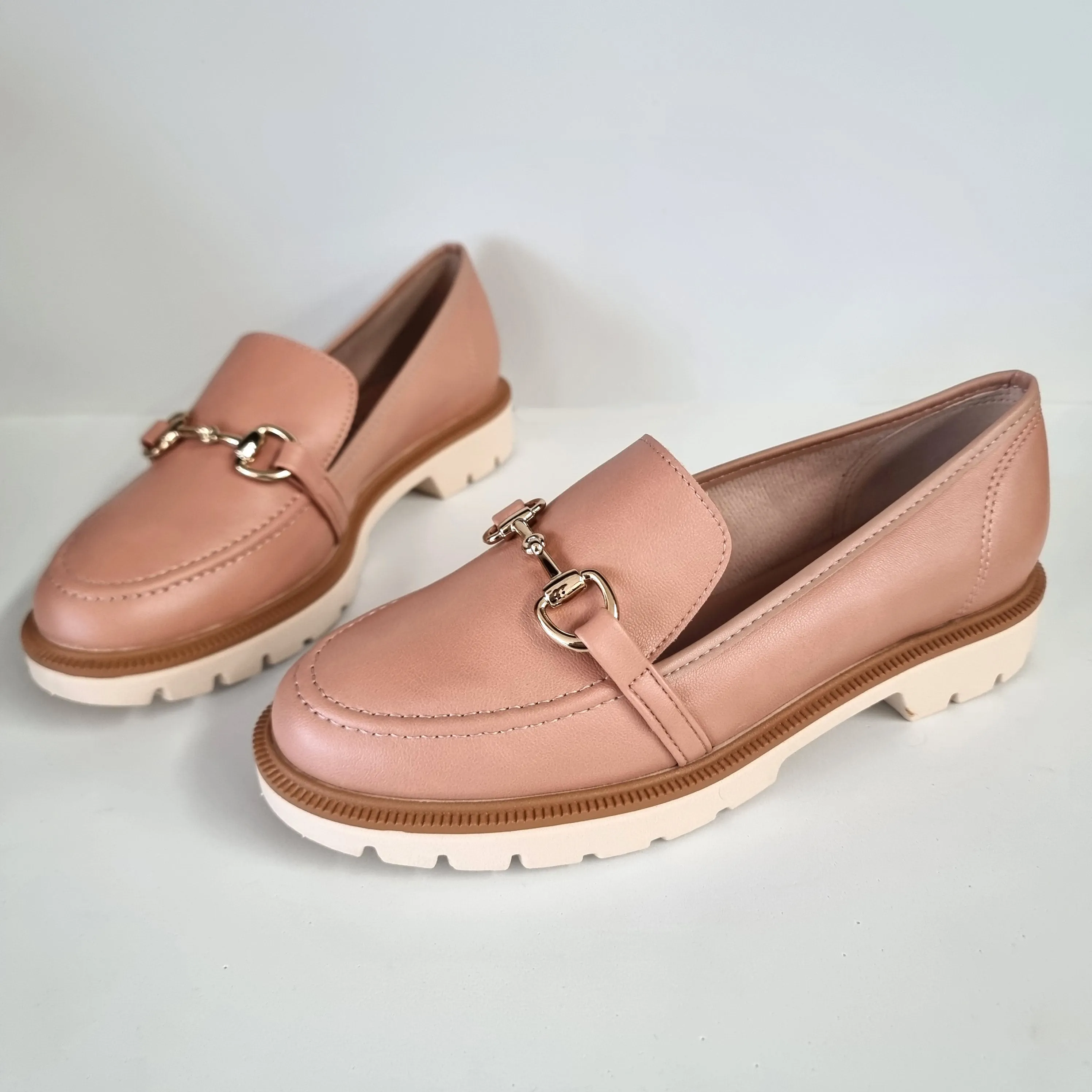 Patnoflex Loafers Beira Rio 4283-204 Flat Loafer in Nude