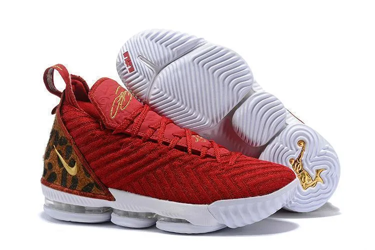 Asics Workout Shoe Nike Lebron XVI 16 EP Red Men Shoes !!! CYBER MONDAY SALE !!!