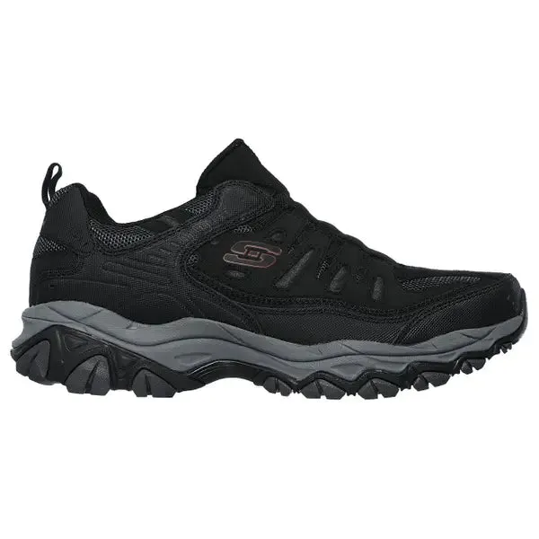 Skechers MEN AFTER BURN Extra Wide Width 51866 Black Sneakers Film Review