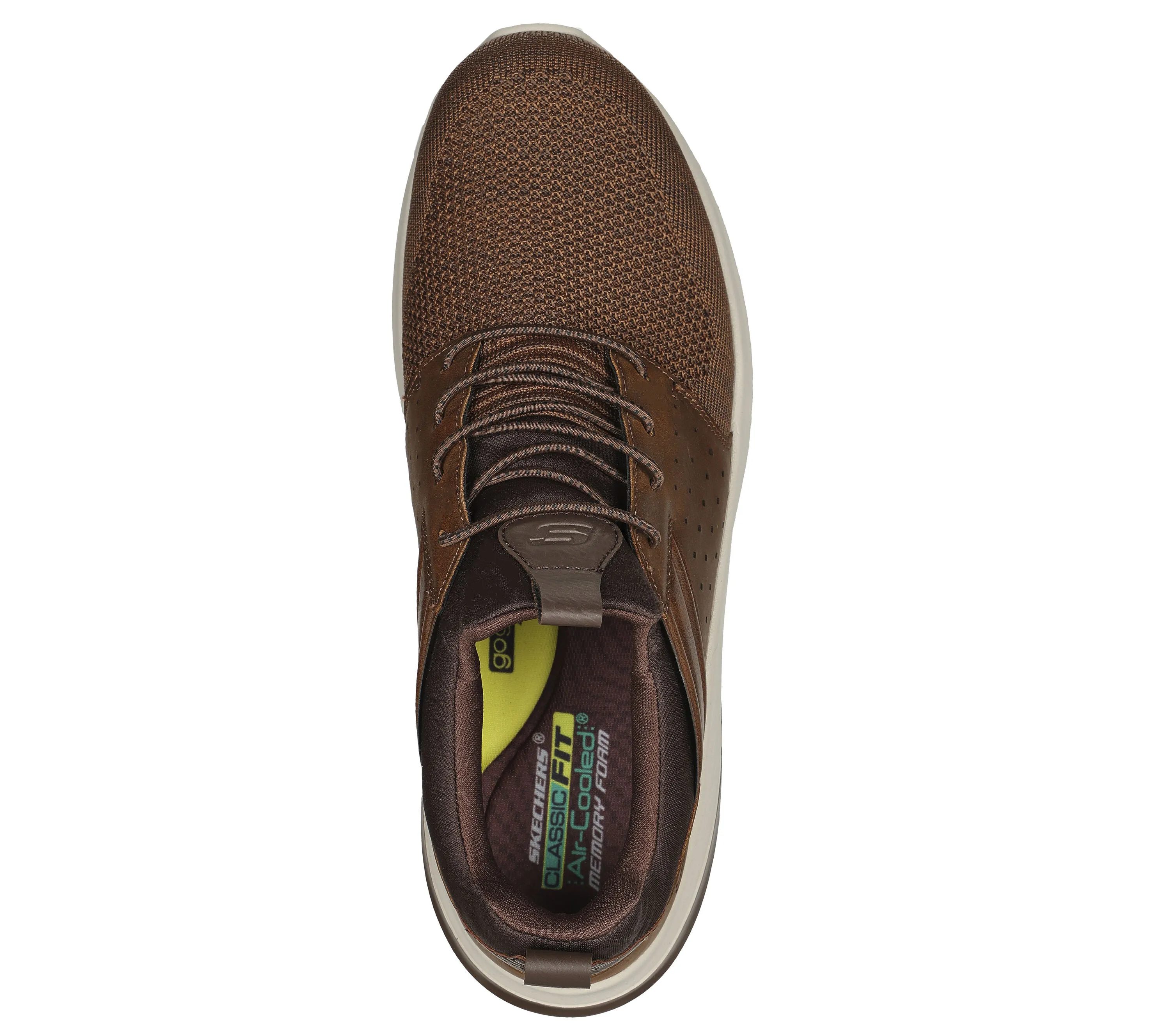 Louboutin Sneakers Skechers Men Delson 3.0 - Cicada  #:210238 Wide Dark Brown